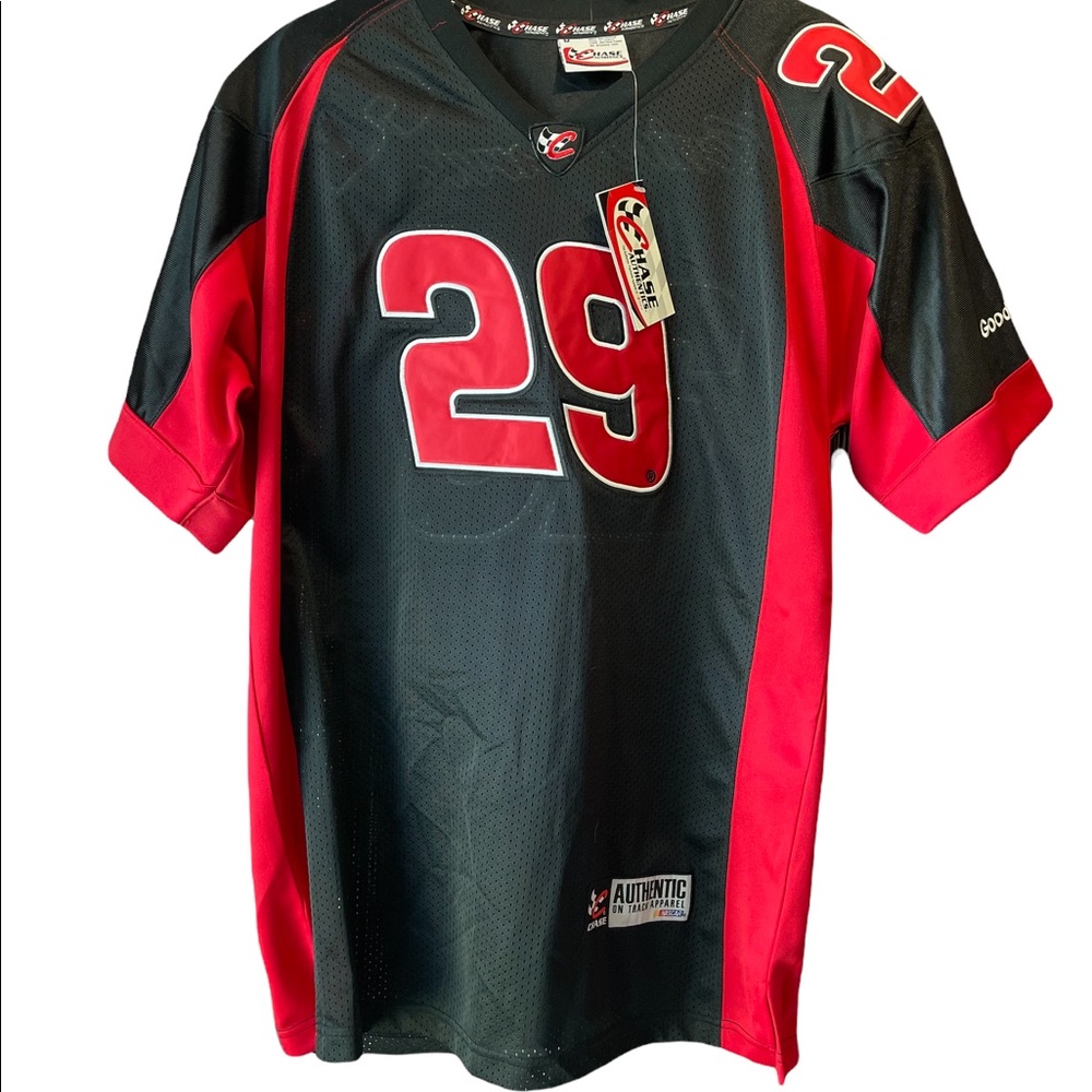 Chase Nascar Kevin Harvick #29 Mens Black Jersey Men's Sz M NWT On Track Jersey